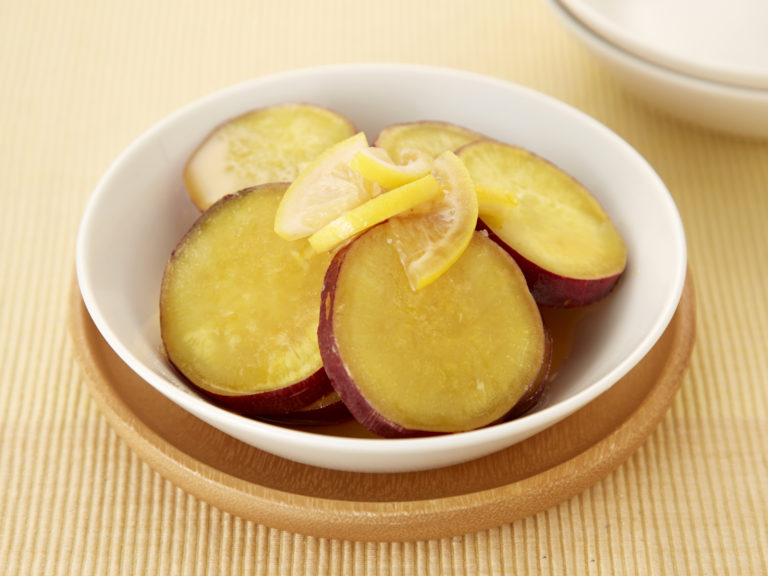 さつま芋のレモン メープルシロップ煮 Vegeness ベジネス 日本最大のヴィーガン情報サイト