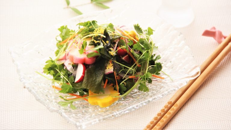 京花麩とお野菜のサラダ Vegeness ベジネス 日本最大のヴィーガン情報サイト