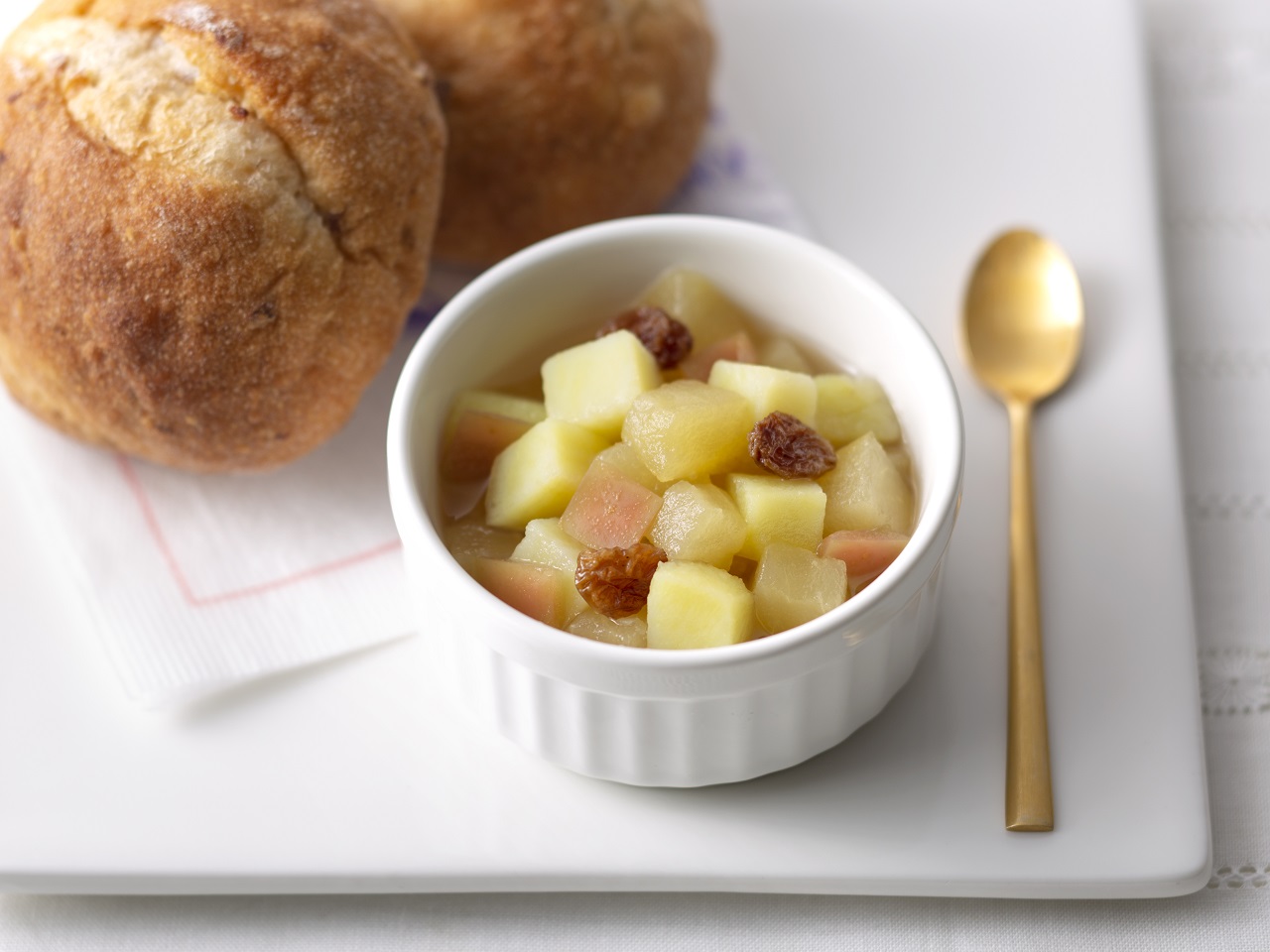 離乳食取り分けレシピ りんごとさつま芋のコンポート Vegeness ベジネス 日本最大のヴィーガン情報サイト