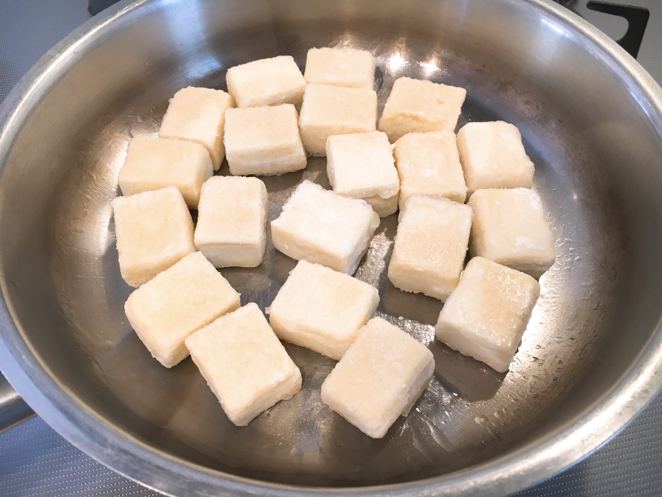 片栗粉 焼く 豆腐