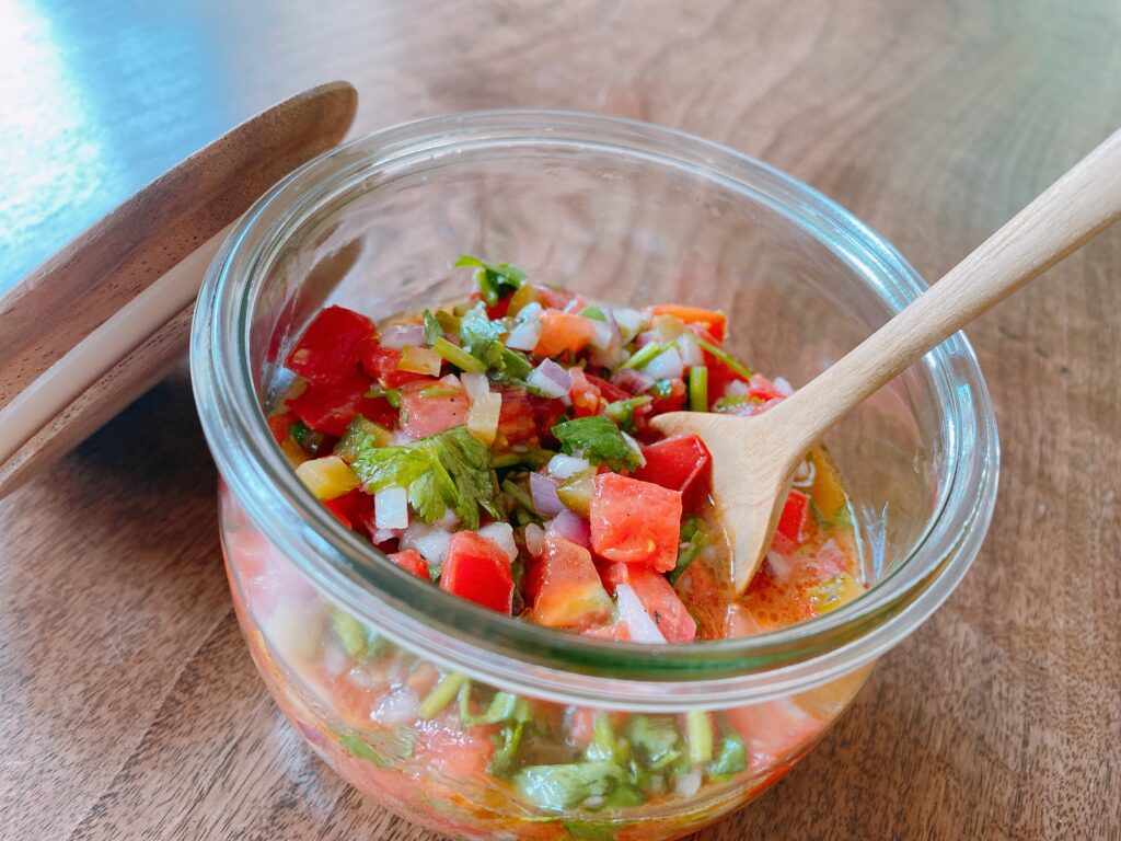 フレッシュトマトサルサのレシピ