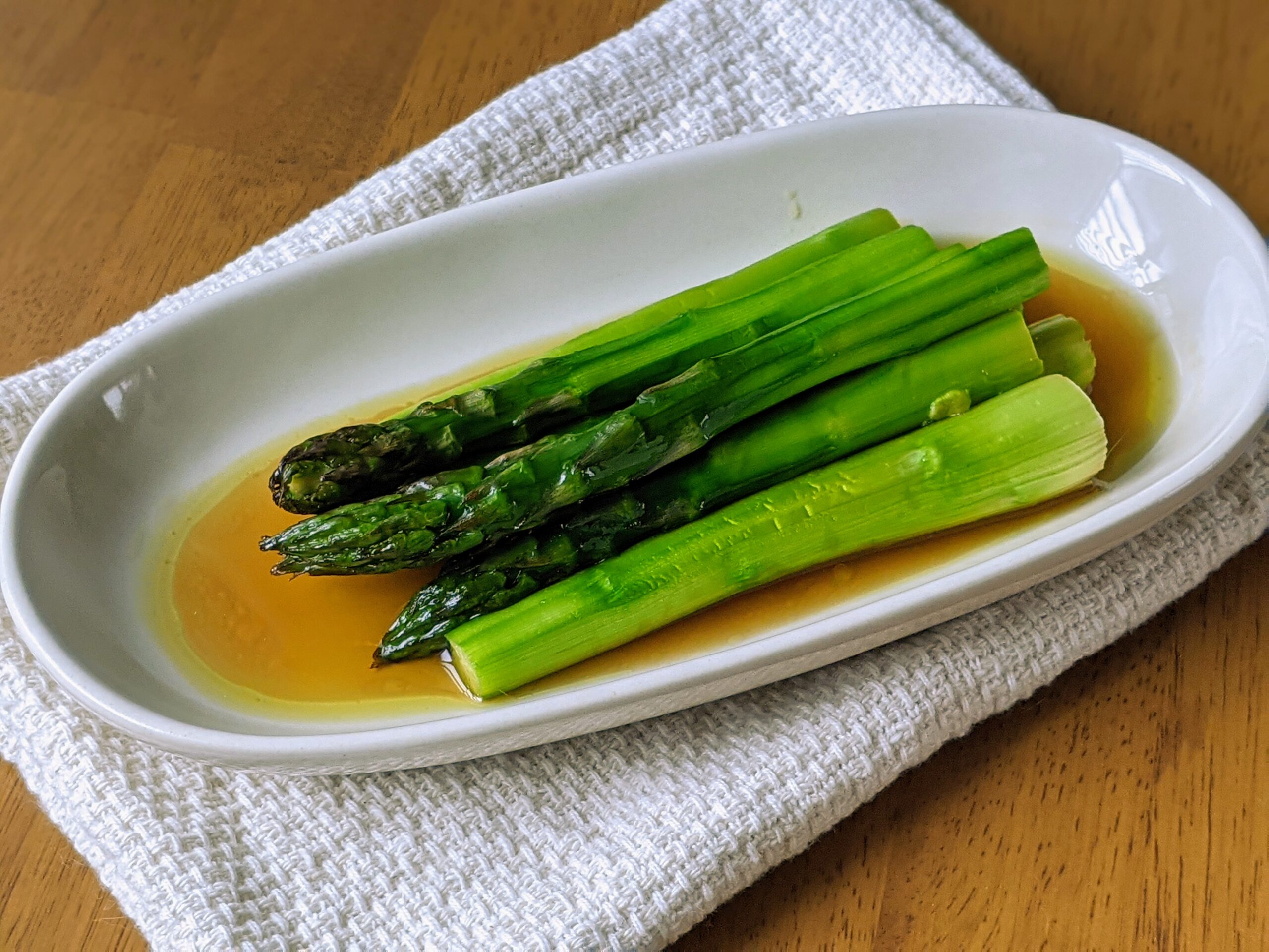 アスパラの焼きびたし Vegeness ベジネス 日本最大のヴィーガン情報サイト